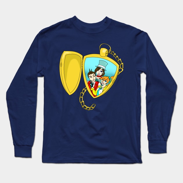 Phoenix Wright's New Locket Long Sleeve T-Shirt by LunaHarker